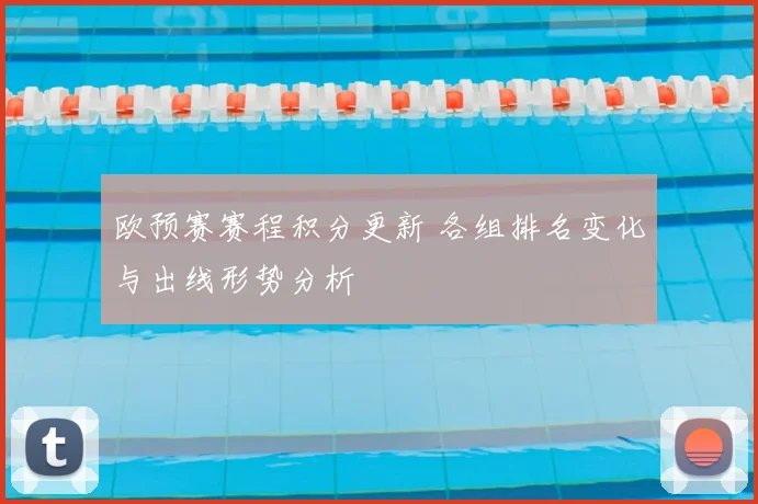欧预赛赛程积分更新 各组排名变化与出线形势分析